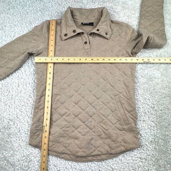 Marmot Roice Pullover Long Sleeve Sweatshirt Tan Light Brown - Picture 8 of 9